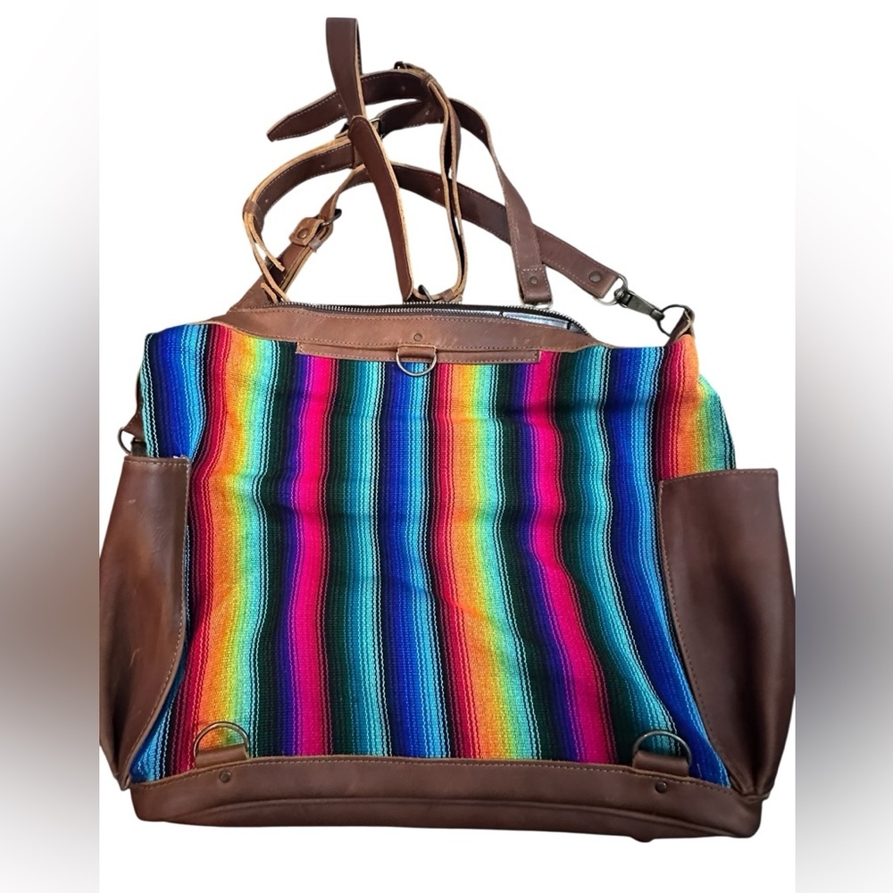 Nena and Co. CDB Tote convertible backpack Guatemala OG Revival leather - Picture 1 of 11